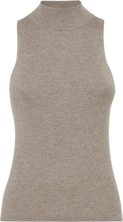 Brunello Cucinelli Top in maglia - Marrone