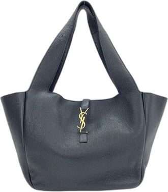 Saint Laurent Cassandre Black Tote Bag (Pre-Owned)