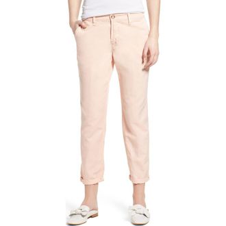 AG - Adriano Goldschmied Caden Crop Twill Trousers in Sulfur Prism Pi at Nordstrom Rack, Size 26