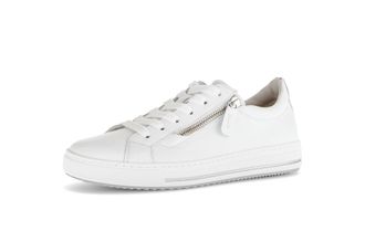 Gabor Womens Low-Top Trainers, Womens Low Shoes, Lightweight, Extra Width (G), White 51, 5.5 UK