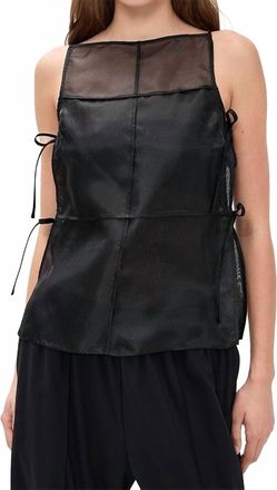 Staud Chandler Panelled Top In Black