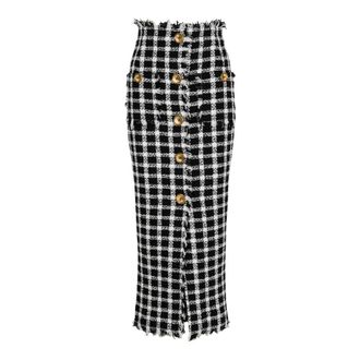 Balmain Mujer, Faldas, Negro, Talla: S