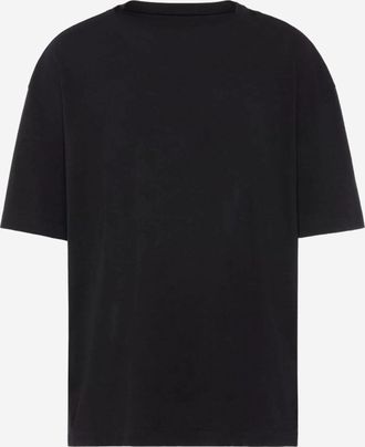 Maison Margiela Mens Cotton T-Shirt Black T-Shirts And Polos
