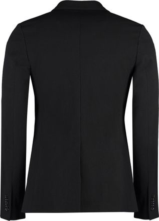 Dolce & Gabbana Mens Cotton Blend Single-Breast Jacket Black Polyamide Suit & Dinner