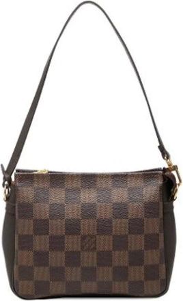 Louis Vuitton Pre-owned Trousse Pochette - Dames - Vintage Schoudertas - Bruin - ONE Size - Leer - Vintage