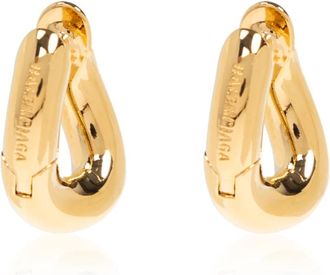 Balenciaga Messing Oorbellen - Dames - Oorbellen - Geel - ONE Size - Accessoires