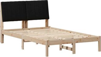 vidaXL Estructura De Cama Marr&oacute;n 120 X 190 Cm Madera De Pino Macizo Vidaxl