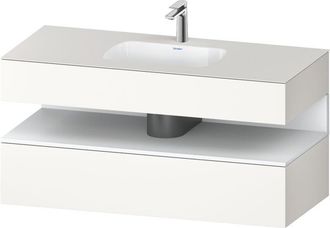 Duravit Qatego Lavabo Encastrado Con Base De Lavabo Consola, - Duravit