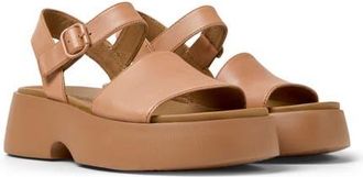 Camper Tasha Platform Sandal in Nude/Beige at Nordstrom, Size 38