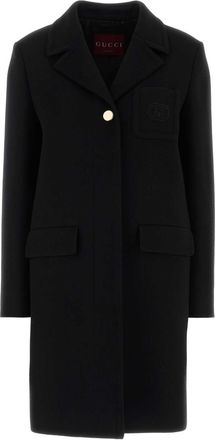 Gucci Black Wool Coat
