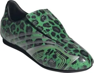 adidas Taekwondo F50 Sneaker in Semi Screaming Green/Black at Nordstrom, Size 11.5