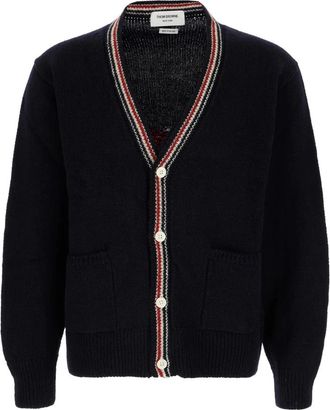 Thom Browne Uomo, Maglie, Blu, 2Xl, new