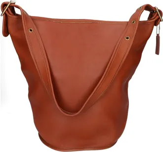 Coach Brown Leather Shoulder Bag (Pre-Owned)