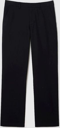 Lacoste Mens Straight-Fit Cotton Twill Pants - Blue - Size: 33L