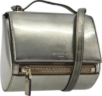 Givenchy Pre-owned Shoulder Bag - Dames - Vintage Schoudertas - Grijs - ONE Size - Leer - Vintage