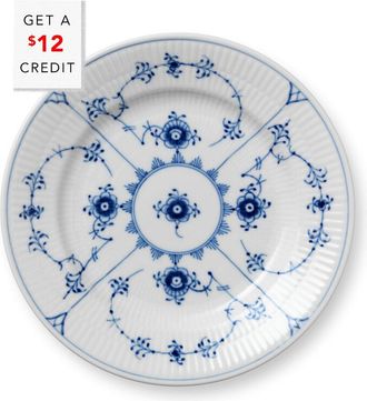 ROYAL COPENHAGEN 6.75In Fluted Bread & Butter Platewith $12 Credit