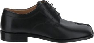 Maison Margiela Tabi leren schoen - Heren - Nette schoenen - Zwart - 45 EU - Leer - Schoenen