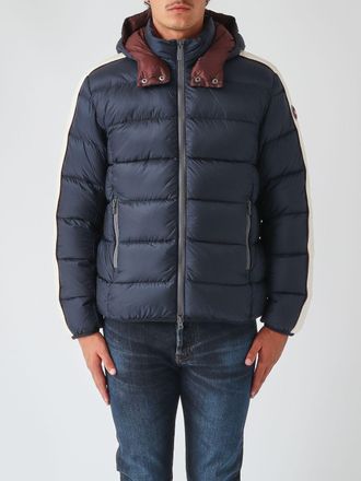 Colmar Hooded Water-Repellent Quilted Nylon Puffer Jacket with Logo