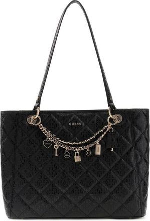 Guess Tote Bags, female, Black, Size: ONE SIZE Hwgg99 12250 Tote Bag