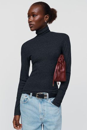 Citizens Of Humanity Cardene Cotton Blend Turtleneck Tee