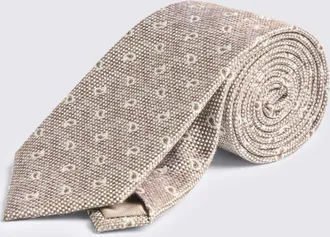 Moss Neutral Paisley Tie