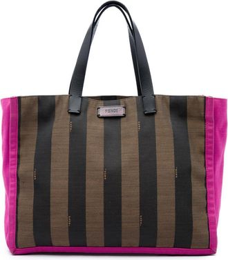 Fendi Pre-owned Fendi Pequin Canvas Simply Shopping Tote Ladies J11QSHT6JUP7TKHN