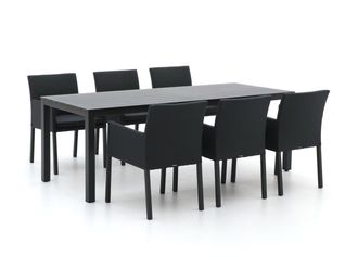 Manifesto Furniture Manifesto Arzana/Menzano 220cm dining tuinset 7-delig