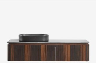 Sklum Conjunto De Mueble De Ba&ntilde;o En Madera Lavena Sklum