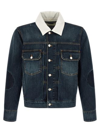 Namacheko Blue Cotton Denim Mens Jacket