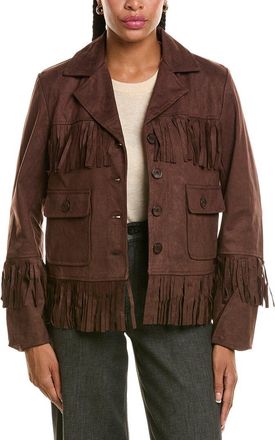 Stella + Lorenzo Short Fringe Jacket