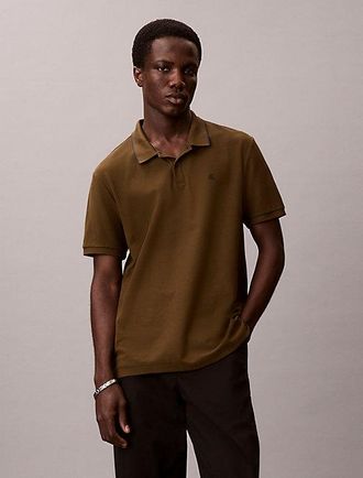Calvin Klein Cotton Piqu&eacute; Polo Shirt