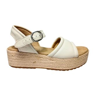 Timberland Wedges, female, White, Size: 8 1/2 US sandali Pelle