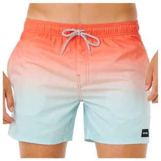 Rip Curl Offset Fade Volley Badehose f&uuml;r Herren | rot/grau