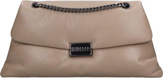 Rebelle Alexis Big-Fluffyskin - Dames - Schoudertassen - Beige - ONE Size - Leer - Tassen