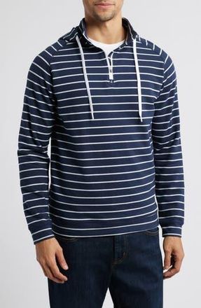 Swannies Dalton Quarter Zip Hoodie in Midnight Navy at Nordstrom Rack, Size Xx-Large