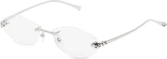 Cartier Glasses, female, Gray, Size: 56 MM Eyeglasses