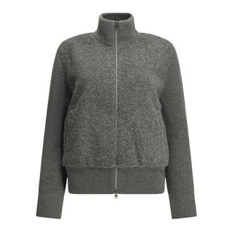 Herno Cardigan Resort in maglia a coste - - Knitwear - Donna - Grigio - M