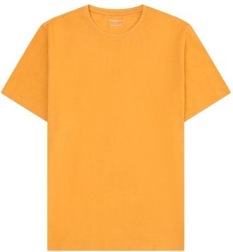 Knowledge Cotton Apparel Agnar Basic T-Shirt T-Shirt f&uuml;r Herren | orange