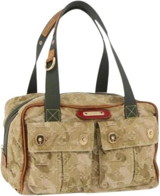 Louis Vuitton Pre-owned Monogram Canvas Hand Bag - Dames - Vintage Handtas - Groen - ONE Size - Vintage