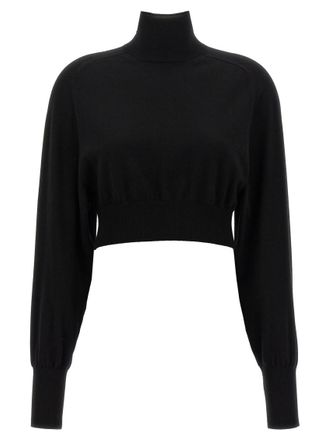 Sportmax Black Ululato turtleneck sweater