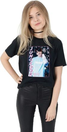 Sanfran Clothing Sanfran - Jungkook Homage Top Fashion Kpop Kookie Jungshook T-Shirt - Extra Large/Black