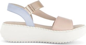 Gabor Multicolor Leren Dames Sandaal - Dames - Sandalen - Veelkleurig - 40 1/2 EU - Leer - Schoenen