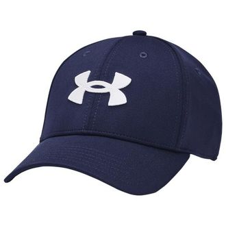 Under Armour Mens Blitzing Adjustable Cap - Midnight Navy/White Size L/XL
