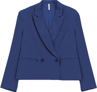 Imperial Giacca - Dames - Blazers - Blauw - M - Denim - Jassen
