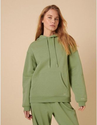 Nobody's Child Womens Relaxed Hoodie - Green - Size: 12