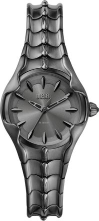Diesel Vert three-hand gunmetal stainless steel watch - Timeframes - Woman - Grey