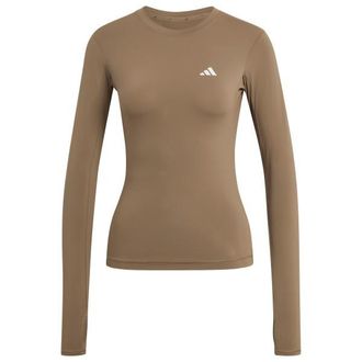 adidas Primelift Essentials Workout Contour L/S Longsleeve f&uuml;r Damen | braun