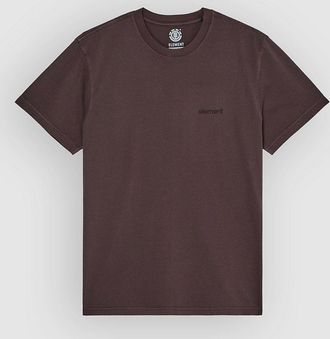 Element Lowcase Pigment T-Shirt marrone