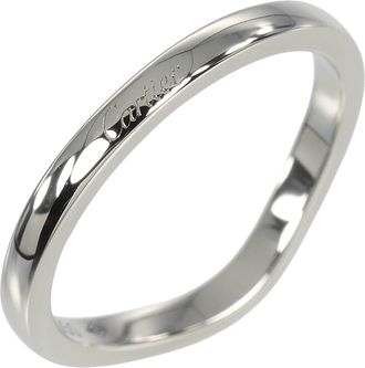 Cartier Platinum Platinum 950 Band Ring (Pre-Owned)