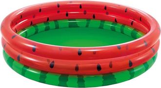 Trade Shop Trade Shop - Piscina Gonfiabile Anguria A 3 Anelli Tonda 168x38 Cm Per Bambini +2 Anni 58448